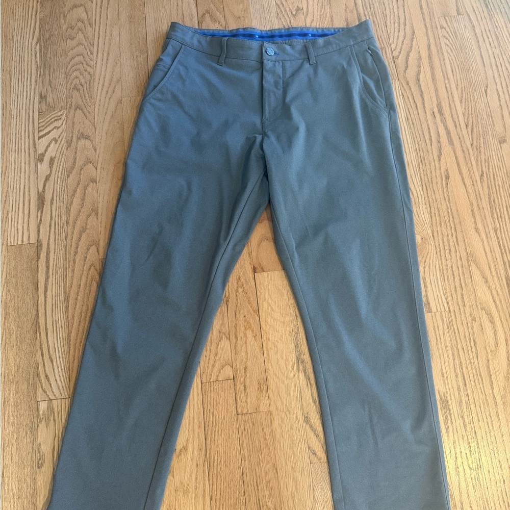 Men's Twillory Performance Pants Light Grey 34x30 Tailored Fit